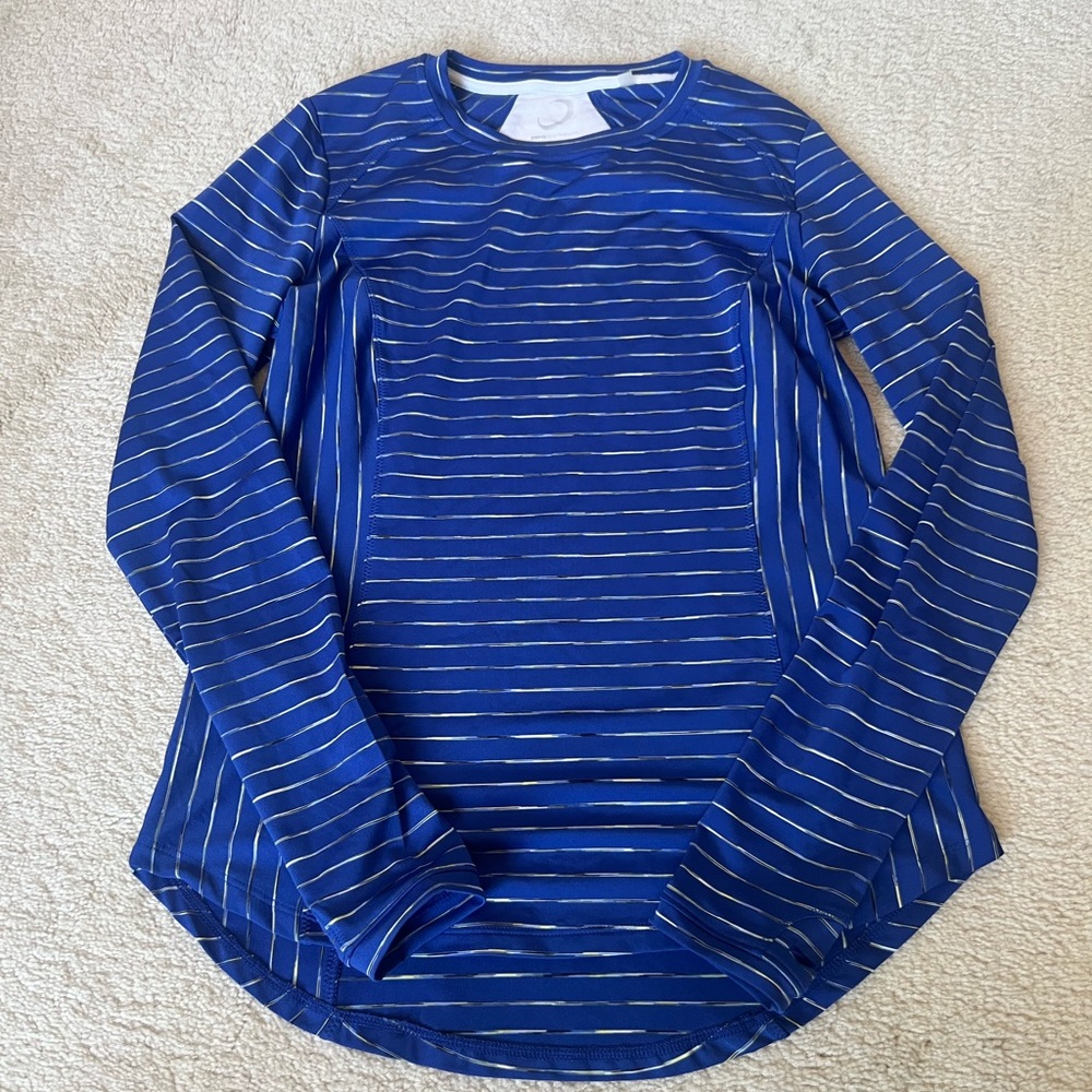 Zero Restriction Women’s Blue Striped Top